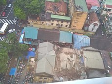 Vụ sập biệt thự ở Hà Nội: Nạn nhân kẹt trong đống đổ nát đã tử vong