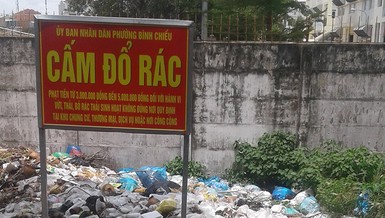 Có biển cấm vẫn như không