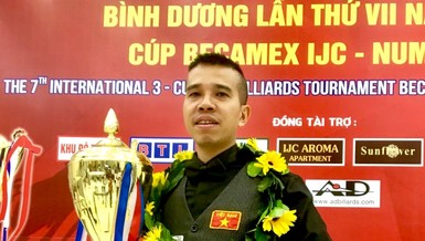 Trần Quyết Chiến đăng quang ấn tượng giải quốc tế Bình Dương