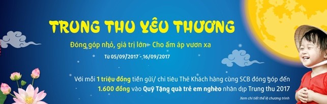 Cùng SCB đón một mùa trung thu yêu thương, ấm áp