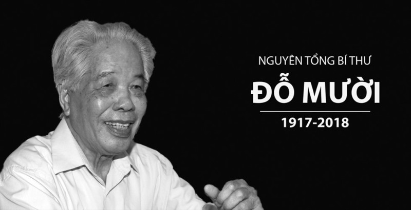 Quốc tang nguyên Tổng bí thư Đỗ Mười trong 2 ngày 6 và 7-10