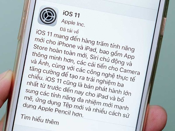 Những lý do nên nâng cấp lên iOS 11