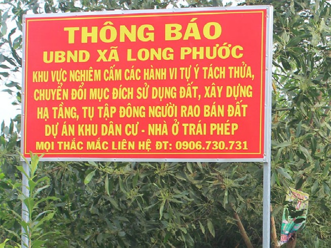 Đồng Nai: Kiểm tra việc bán đất nền của Công ty Địa ốc Alibaba