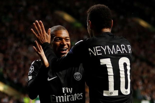 Bộ ba Cavani- Neymar- Mbappe hủy diệt Celtic