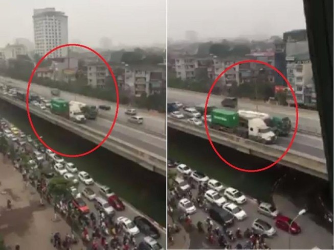 Xe bồn, container dàn hàng ngang, cả trăm xe sau ùn ứ