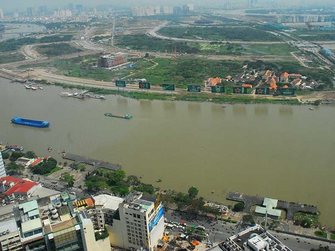 Lo ngại siêu đường ven sông gây kẹt xe cho Sài Gòn