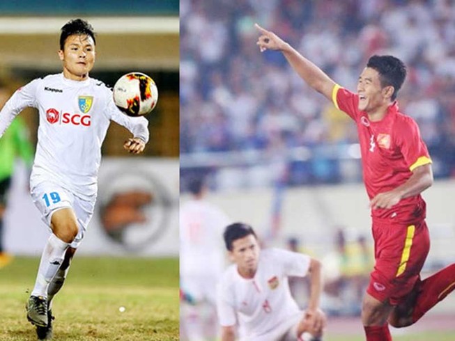U-20 Việt Nam với Nguyễn Quang Hải và Hà Đức Chinh