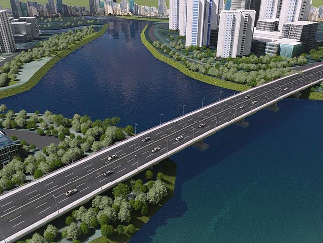 Làm cầu xóa thế cô lập của đảo Kim Cương