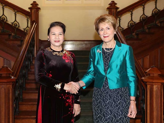 Chủ tịch Quốc hội gặp lãnh đạo bang Tây Australia