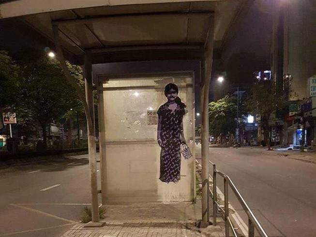 Nhà chờ xe buýt kiểu ‘nhát ma’