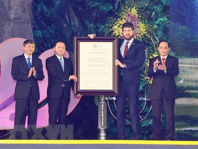 Việt Nam chính thức có công viên địa chất toàn cầu thứ 2