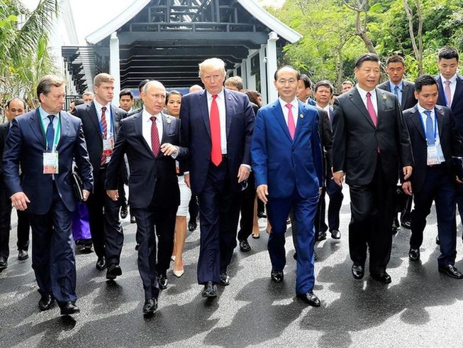 Hình ảnh Việt Nam mở đầu clip ông Trump cảm ơn châu Á