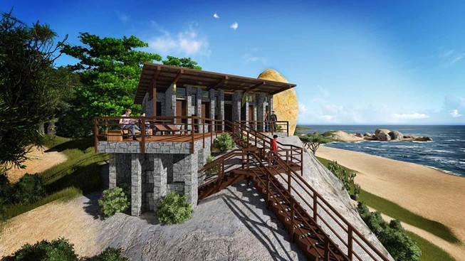 Xuýt xoa trước vẻ đẹp của nhà bảo tồn rùa trên núi Chúa