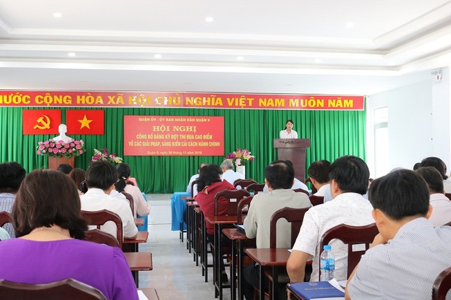 Quận 9 yêu cầu cán bộ thực hiện '4 xin, 4 biết'