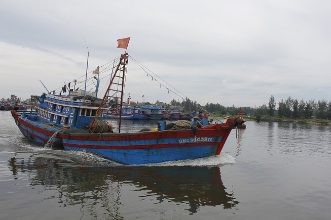 Quảng Ngãi cấm tàu thuyền ra khơi trước bão số 10