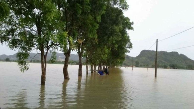700 phạm nhân ở trại giam Thanh Hóa bị lũ cô lập