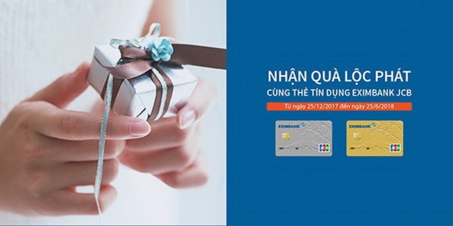 Nhận quà lộc phát cùng thẻ tín dụng EximBank JCB
