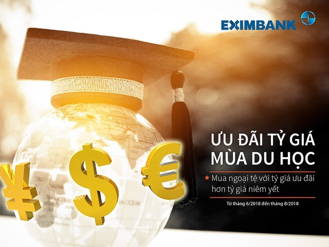 Eximbank triển khai chương trình ưu đãi tỉ giá mùa du học