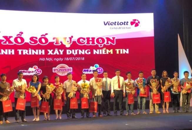 Vietlott trả thưởng 4.300 tỉ, nộp ngân sách 2.200 tỉ đồng
