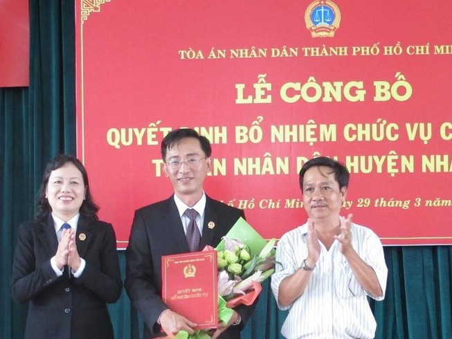 Huyện Nhà Bè có chánh án mới