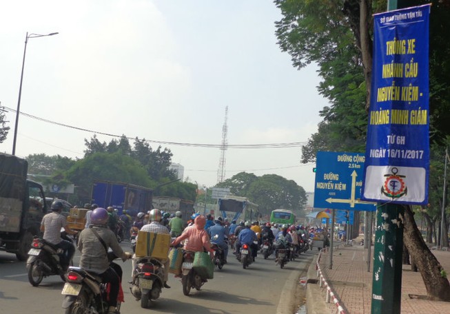 Thông thêm nhánh cầu vượt Nguyễn Kiệm - Nguyễn Thái Sơn