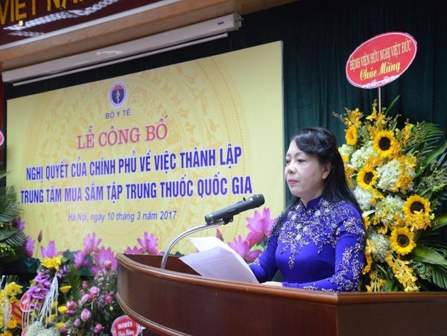 Thành lập trung tâm mua sắm thuốc quốc gia