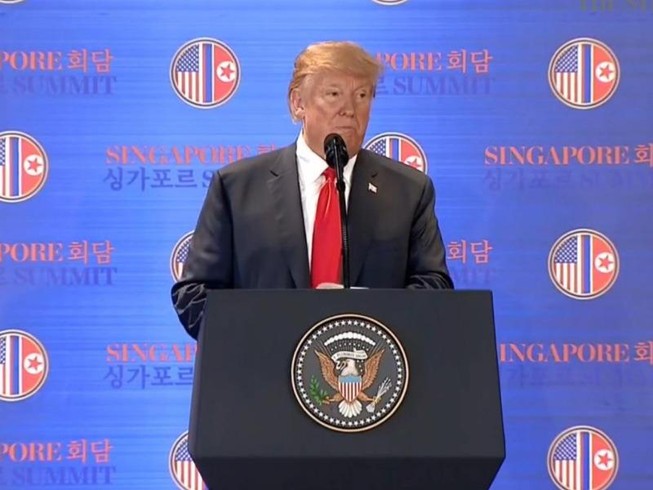 Ông Trump hứa sẽ chấm dứt tập trận chung Mỹ-Hàn