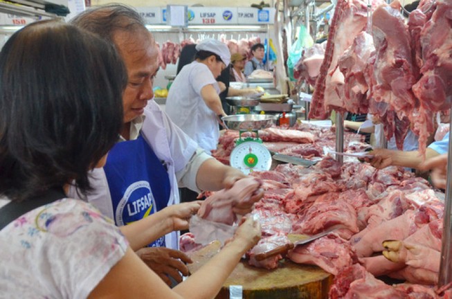 Giá thịt heo tăng ảnh hưởng đến lạm phát