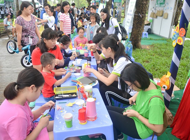 Vui nhộn, hữu ích tại Ngày hội Sống xanh TP.HCM