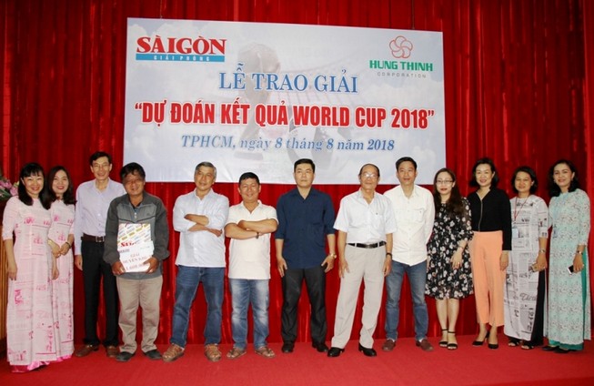Báo SGGP trao thưởng cho độc giả dự đoán World Cup 2018