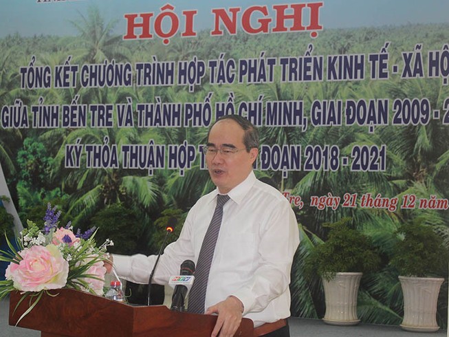 Bến Tre-TP.HCM tiếp tục hợp tác, thúc đẩy phát triển