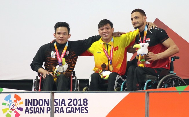 Võ Thanh Tùng đoạt HCV Asian Para Games, phá kỷ lục châu Á