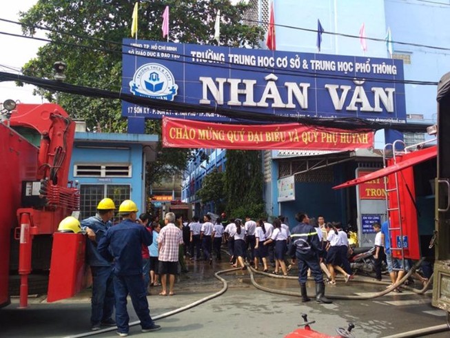 Hiệu trưởng viết thư cảm ơn học trò sau vụ hỏa hoạn