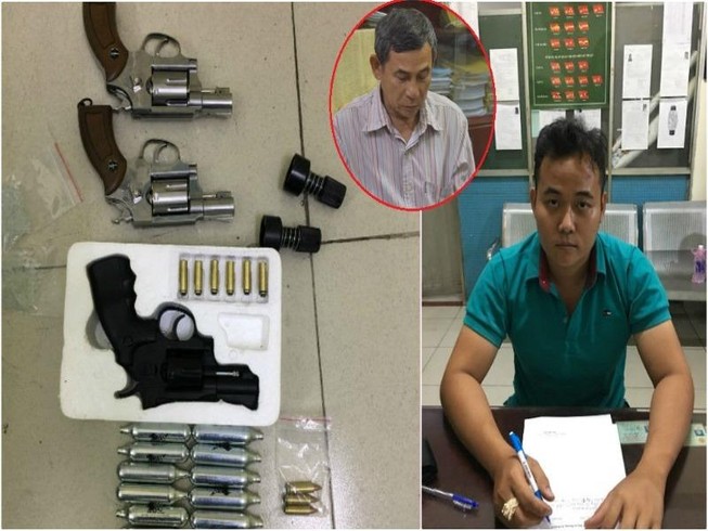 Hai cha con buôn súng sa lưới đặc nhiệm trong đêm