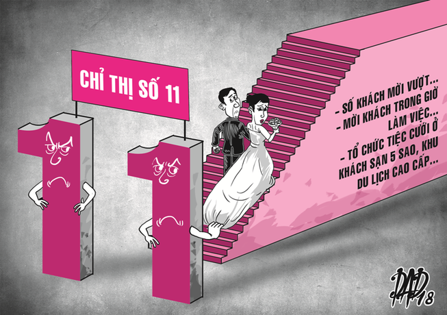 Nhiều cán bộ bị kỷ luật vì mời cưới quá 300 khách