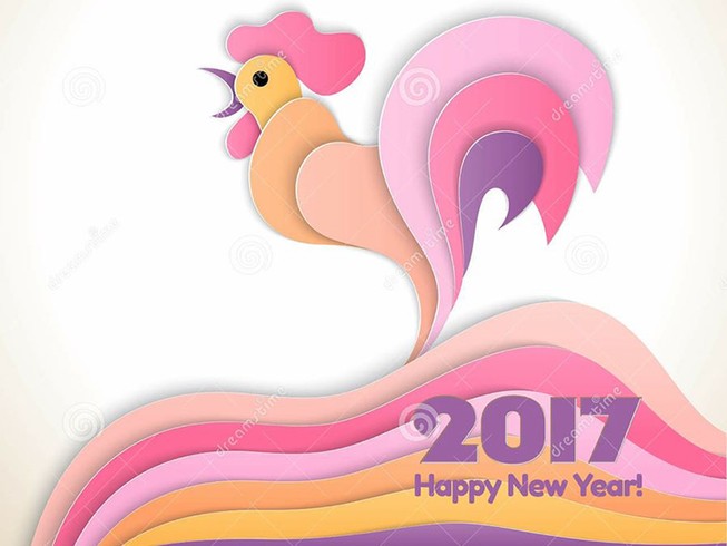 Độc đáo biểu tượng gà qua những nét phác đơn sơ