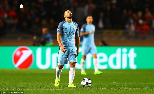 Thua bạc nhược Monaco, Man City bị loại cay đắng