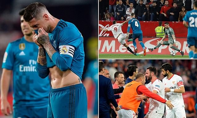 Real Madrid “buông” trong trận đấu kỳ lạ của đội trưởng Ramos