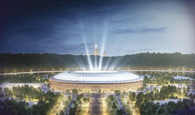 Hình ảnh tuyệt đẹp về 12 sân vận động tổ chức World Cup 2018