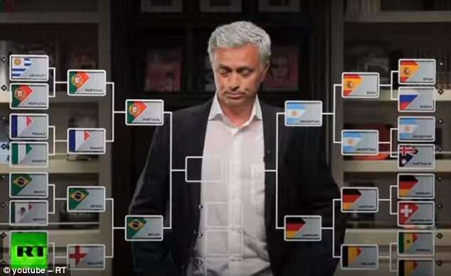 Mourinho trổ tài dự đoán 2 cặp bán kết World Cup 2018
