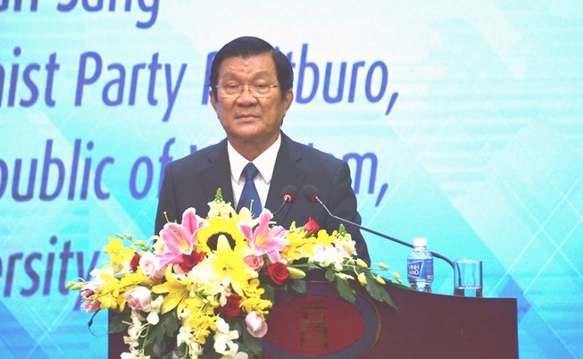Ông Trương Tấn Sang nói về vấn đề giáo dục đại học