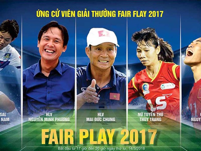 Ai đoạt ngôi cao nhất Fair Play 2017?