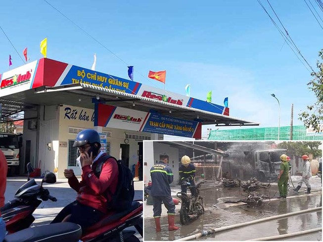 Kinh doanh xăng ‘chui’ tại trạm từng cháy xe bồn