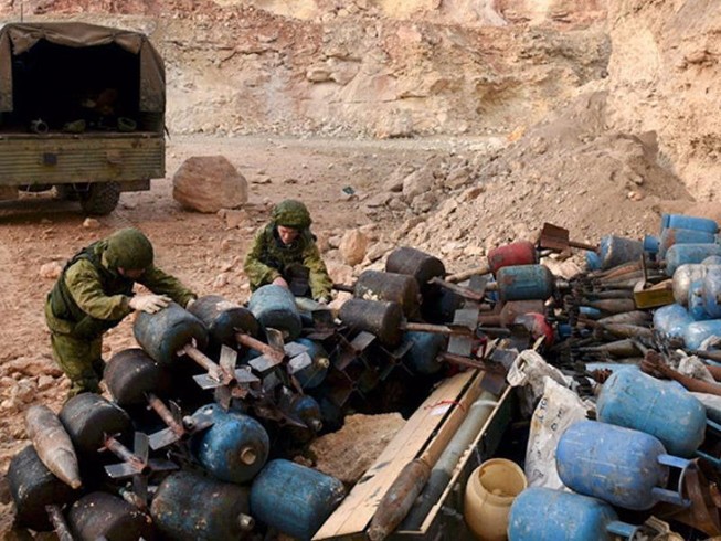 Nga đưa hơn 150 lính phá mìn tới Palmyra
