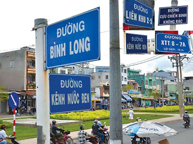 TP.HCM có thêm 14 tên đường