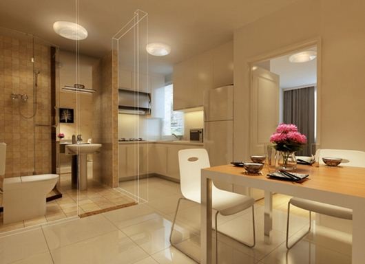 Hóa giải phong thuỷ phòng vệ sinh nhiễm bẩn sang khu bếp