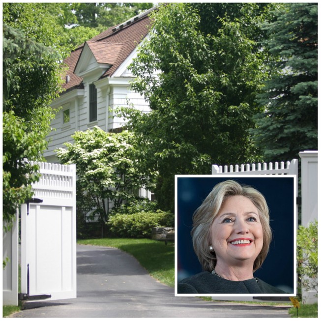 Cận cảnh ngôi nhà 4.000 m2 của Hillary Clinton