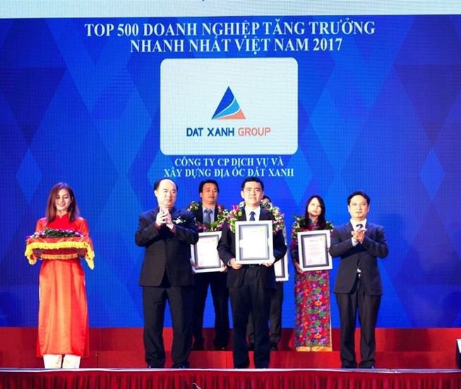 Đất Xanh vào top 150 DN tăng trưởng nhanh nhất Việt Nam