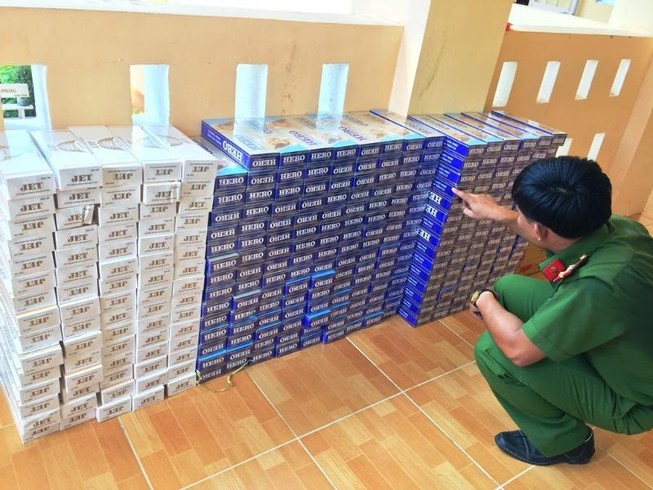 kiểm đếm thuốc lá ngoại nhập lậu