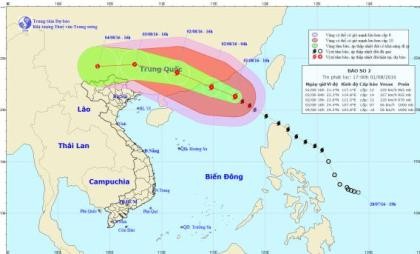 Bão số 2 suy yếu, miền Bắc tiếp tục nắng nóng